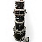 Used Ludwig 5 Piece Accent Black Drum Kit thumbnail