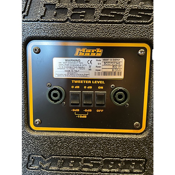 Used Markbass MB58R Bass Cabinet