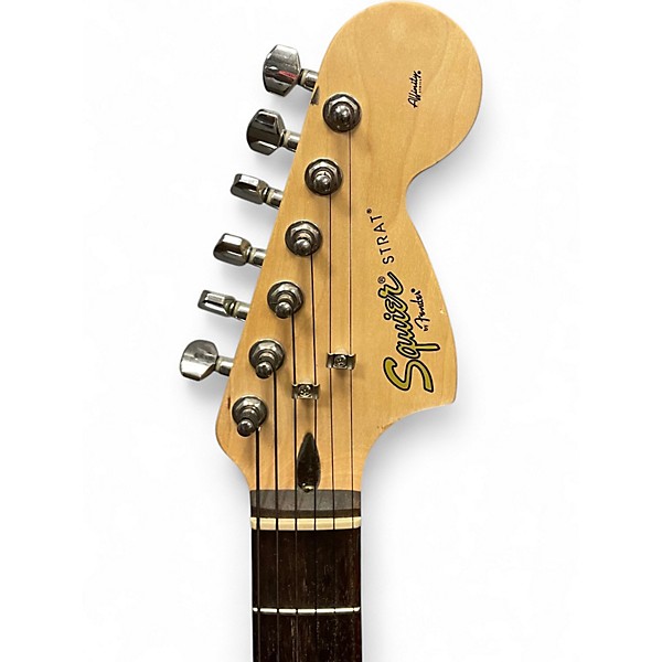 Used Squier Affinity Stratocaster 2 Color Sunburst Solid Body Electric Guitar