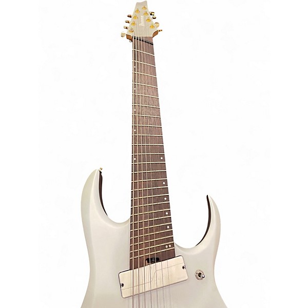 Used Ibanez RGDMS8 Silver Solid Body Electric Guitar