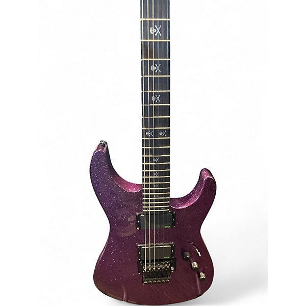 Used ESP LTD KH602 Kirk Hammett Purple Sparkle purple sparkle Solid Body Electric Guitar