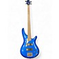 Used Ibanez SR300 Metallic Blue Electric Bass Guitar thumbnail