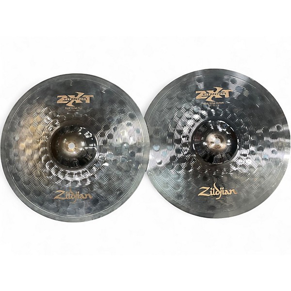Used Zildjian 14in ZXT Titanium Rock Hi Hat Pair Cymbal