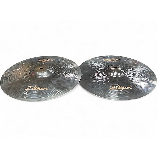 Used Zildjian 14in ZXT Titanium Rock Hi Hat Pair Cymbal