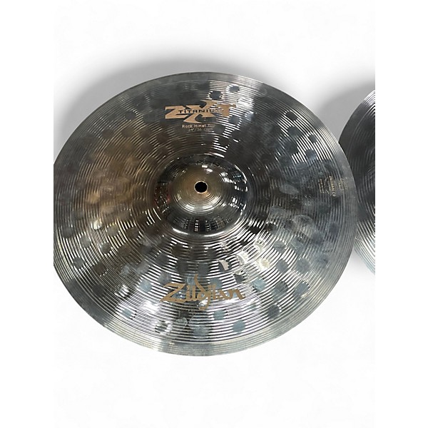 Used Zildjian 14in ZXT Titanium Rock Hi Hat Pair Cymbal