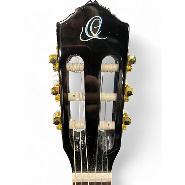 Used Ortega Family Series Pro Black Classical Acoustic Guitar
