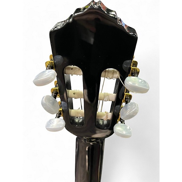 Used Ortega Family Series Pro Black Classical Acoustic Guitar