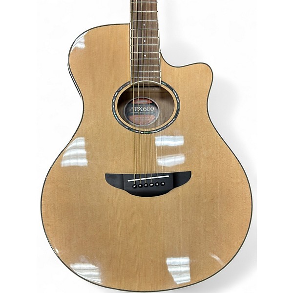 Used Yamaha APX600 Natural Acoustic Electric Guitar