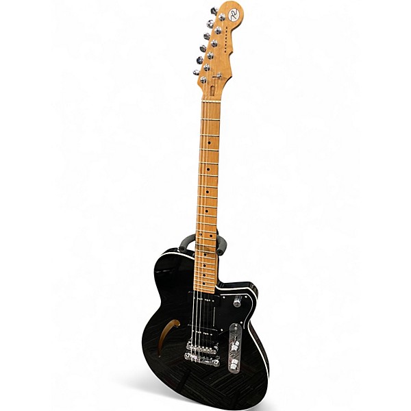 Used Reverend Stu D Baker Black Hollow Body Electric Guitar