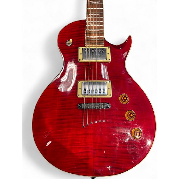 Used Mitchell MS470 Red Solid Body Electric Guitar