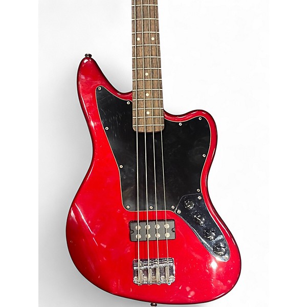 Used Squier Vintage Modified Jaguar Bass CANDY APPLE RED Electric Bass Guitar