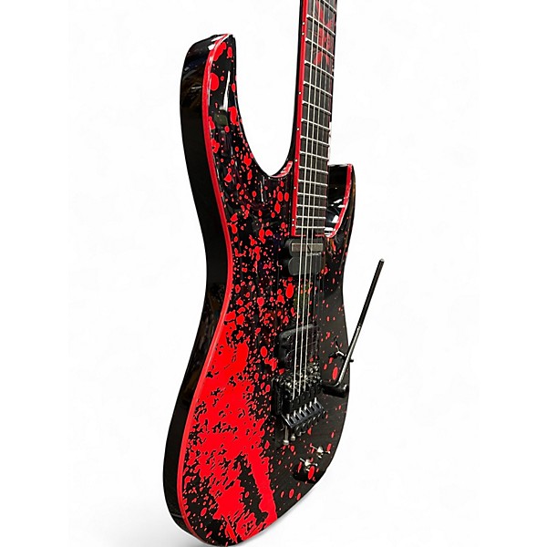 Used Schecter Guitar Research Sullivan King Banshee-6 FR-S Obsidian Blood Solid Body Electric Guitar
