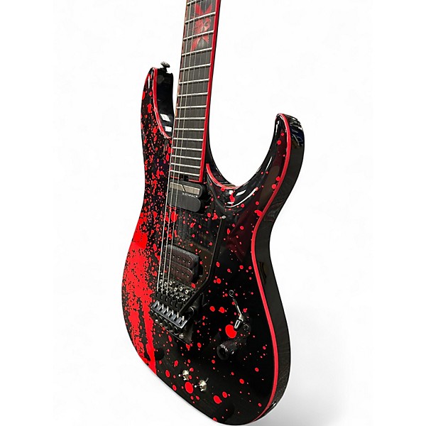 Used Schecter Guitar Research Sullivan King Banshee-6 FR-S Obsidian Blood Solid Body Electric Guitar