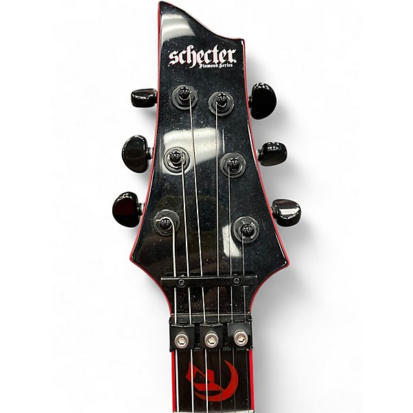 Used Schecter Guitar Research Sullivan King Banshee-6 FR-S Obsidian Blood Solid Body Electric Guitar
