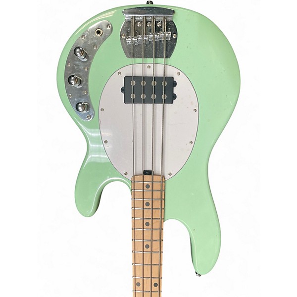 Used Sterling by Music Man Ray4 Seafoam Green Electric Bass Guitar