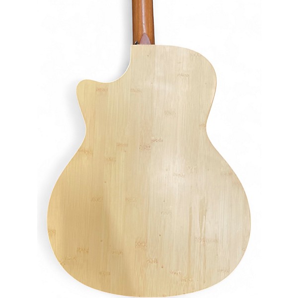 Used Luna Woodland Bamboo Grand Auditorium Bamboo Acoustic Electric Guitar
