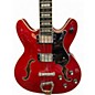 Used Hagstrom Viking Wild Cherry Electric Bass Guitar
