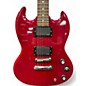 Used Epiphone SG STANDARD WITH EMG PICKUPS Cherry Solid Body Electric Guitar