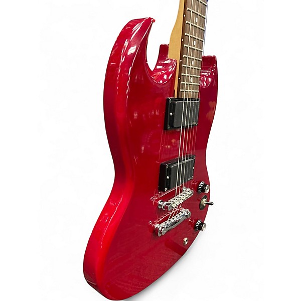 Used Epiphone SG STANDARD WITH EMG PICKUPS Cherry Solid Body Electric Guitar