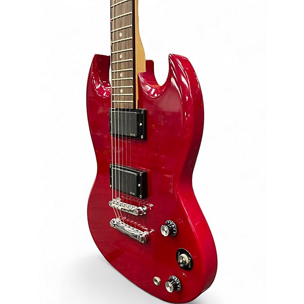 Used Epiphone SG STANDARD WITH EMG PICKUPS Cherry Solid Body Electric Guitar