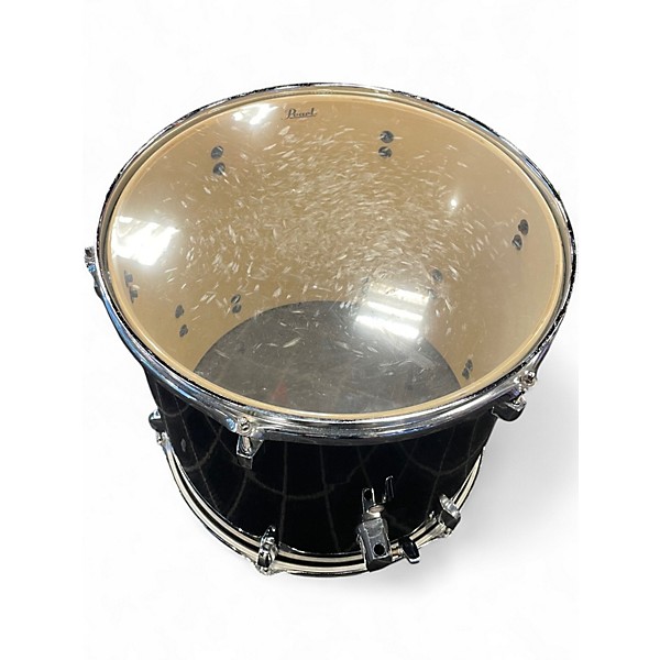 Used Pearl 5 Piece ROADSHOW Black Drum Kit
