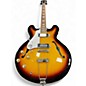 Used Epiphone Casino Left Handed VINTAGE SUNBURST Hollow Body Electric Guitar