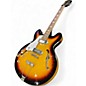 Used Epiphone Casino Left Handed VINTAGE SUNBURST Hollow Body Electric Guitar