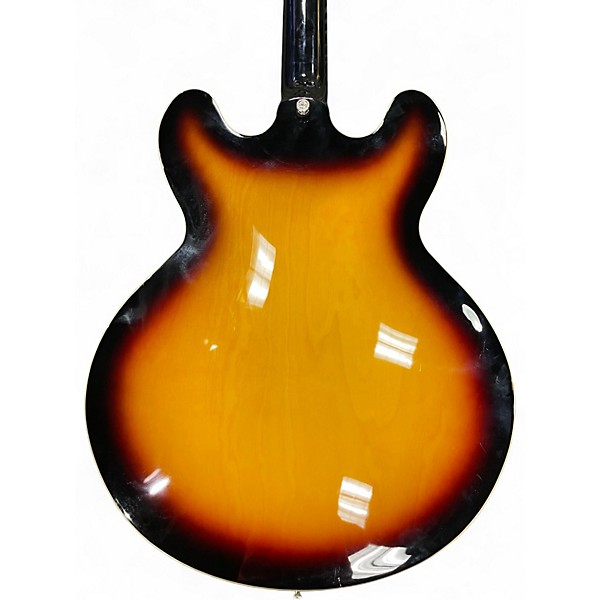 Used Epiphone Casino Left Handed VINTAGE SUNBURST Hollow Body Electric Guitar