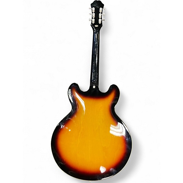 Used Epiphone Casino Left Handed VINTAGE SUNBURST Hollow Body Electric Guitar