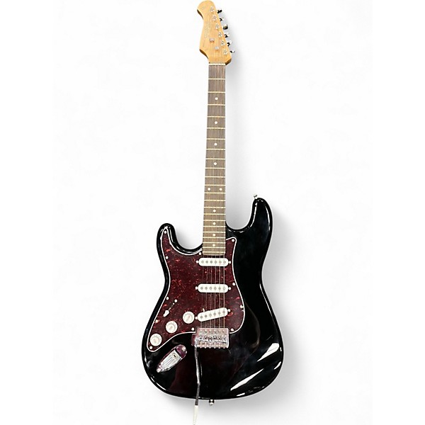 Used Harley Benton VT SERIES S STYLE ELECTRIC GUITAR BLACK Solid Body Electric Guitar
