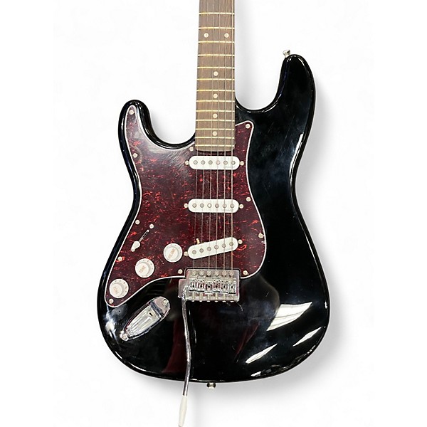 Used Harley Benton VT SERIES S STYLE ELECTRIC GUITAR BLACK Solid Body Electric Guitar