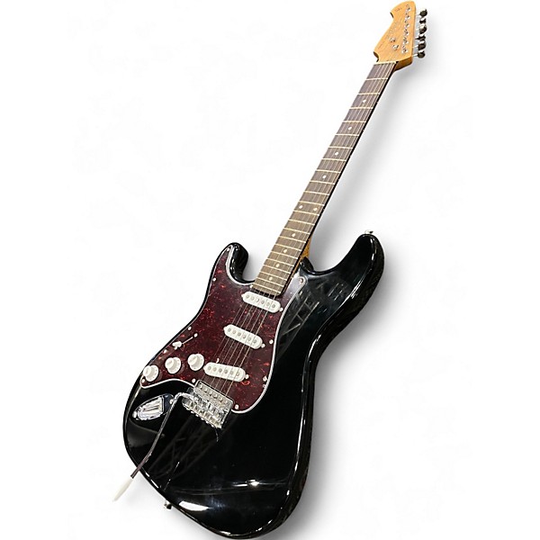 Used Harley Benton VT SERIES S STYLE ELECTRIC GUITAR BLACK Solid Body Electric Guitar