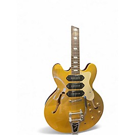 Used Epiphone Riviera P93 Gold Hollow Body Electric Guitar