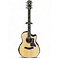 Used Taylor 814CE Natural Acoustic Electric Guitar thumbnail
