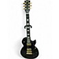 Vintage 1991 Gibson LES PAUL STUDIO Black and Gold Solid Body Electric Guitar thumbnail