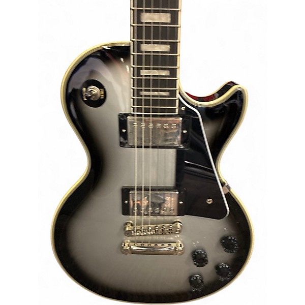 Used Epiphone Les Paul Custom Silverburst Solid Body Electric Guitar