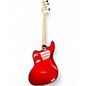 Used Squier Paranormal Rascal Jag Wide Range Candy Apple Red Metallic Electric Bass Guitar
