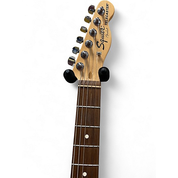 Used Squier Vintage Modified Telecaster Thinline Black Hollow Body Electric Guitar