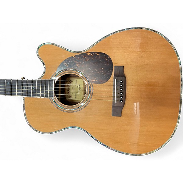 Used Zager ZAD80OMCE Natural Acoustic Electric Guitar