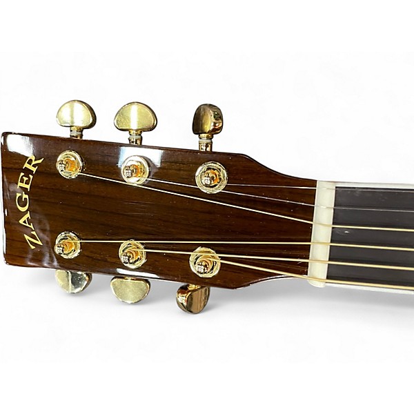Used Zager ZAD80OMCE Natural Acoustic Electric Guitar
