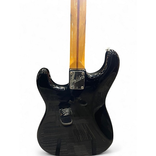 Used 1983 Fender AMERICAN STRATOCASTER Black Solid Body Electric Guitar