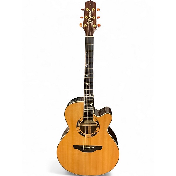 Used Takamine TSF48C Santa Fe Nex Natural Acoustic Electric Guitar