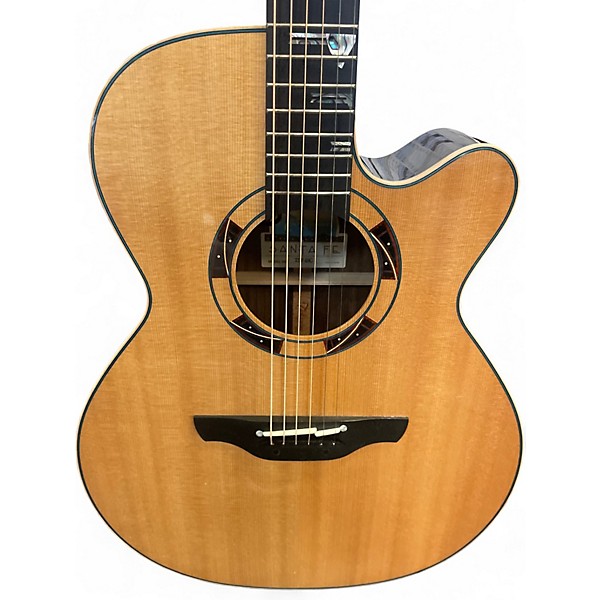 Used Takamine TSF48C Santa Fe Nex Natural Acoustic Electric Guitar