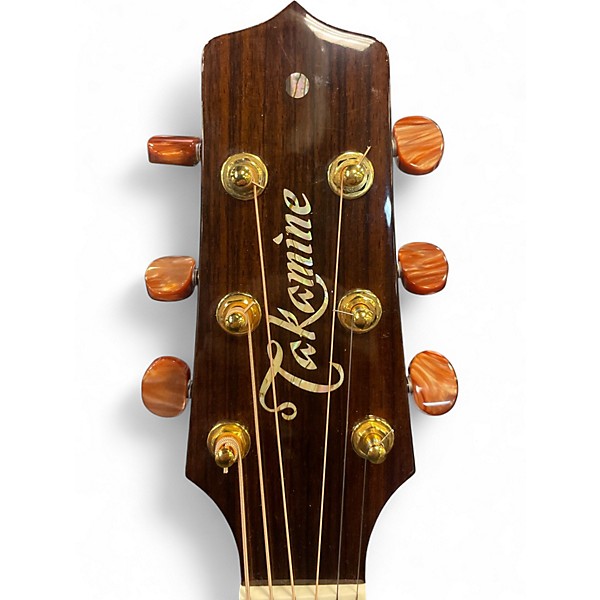 Used Takamine TSF48C Santa Fe Nex Natural Acoustic Electric Guitar