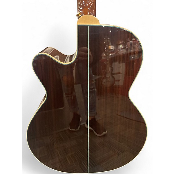 Used Takamine TSF48C Santa Fe Nex Natural Acoustic Electric Guitar