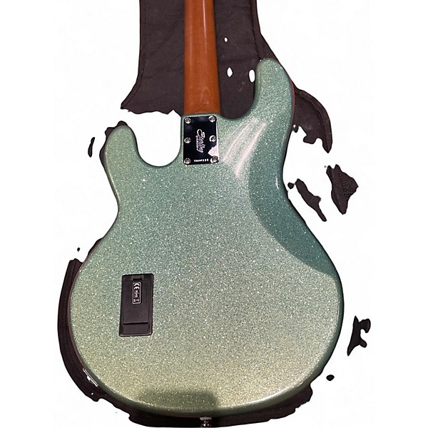 Used Sterling by Music Man StingRay Sea Foam Sparkle Electric Bass Guitar