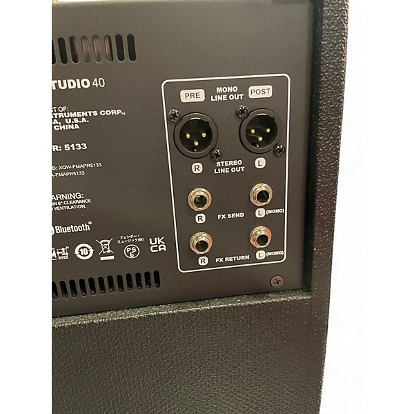 Used Fender Rumble Studio 40 Bass Combo Amp