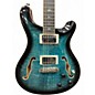 Used PRS SE Hollowbody II Piezo Peacock Blue Burst Hollow Body Electric Guitar