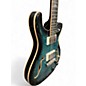 Used PRS SE Hollowbody II Piezo Peacock Blue Burst Hollow Body Electric Guitar