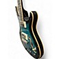 Used PRS SE Hollowbody II Piezo Peacock Blue Burst Hollow Body Electric Guitar